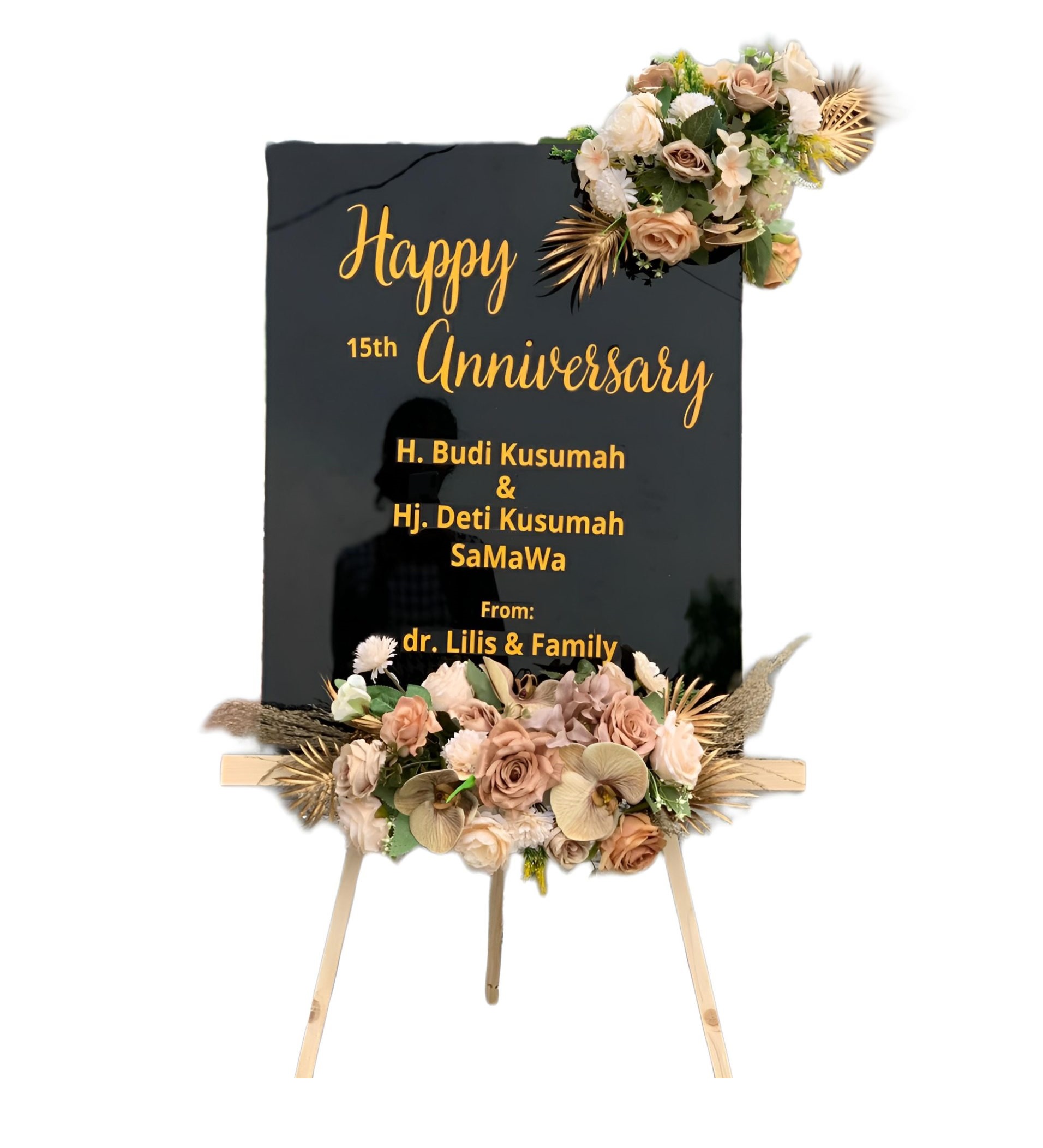 Papan Bunga Akrilik Lahat